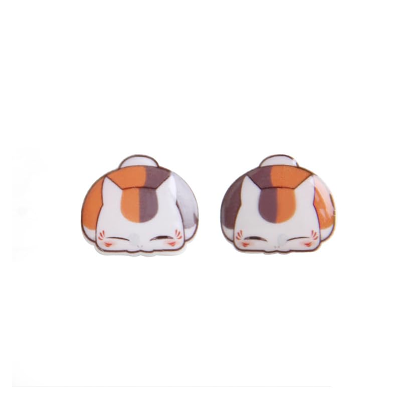 夏目友人帳　ニャンコ先生　ピアス　アクセサリー Amazon.co.jp: 夏目友人帳 ニャンコ先生 斑 ピアス イヤリング 人気